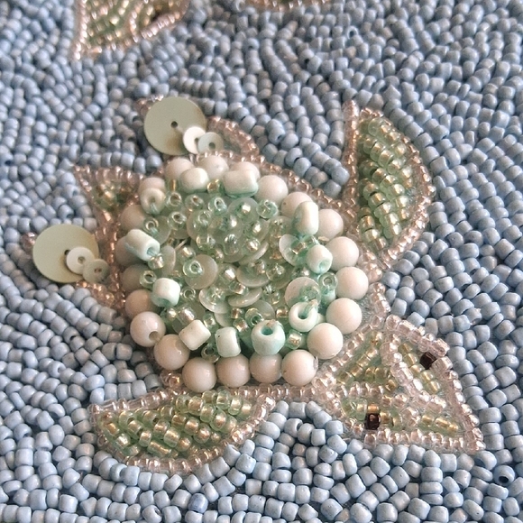 Viral Beaded Sea Turtle Design Shoulder bag. NWT. Absolutely gorgeous!! - Picture 11 of 13